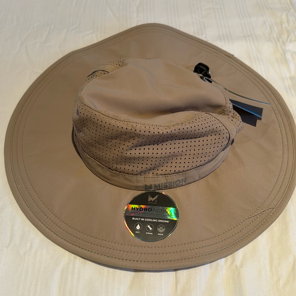 Mission Brand, gender neutral, khaki color, never worn